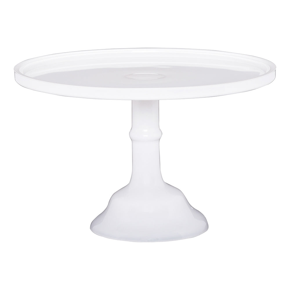 Ecology Glass Torte Cake Stand Dessert Display Holder Server 29x18cm White