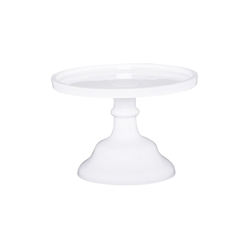 Ecology Glass Torte Cake Stand Dessert Display Holder Server 19x13cm White