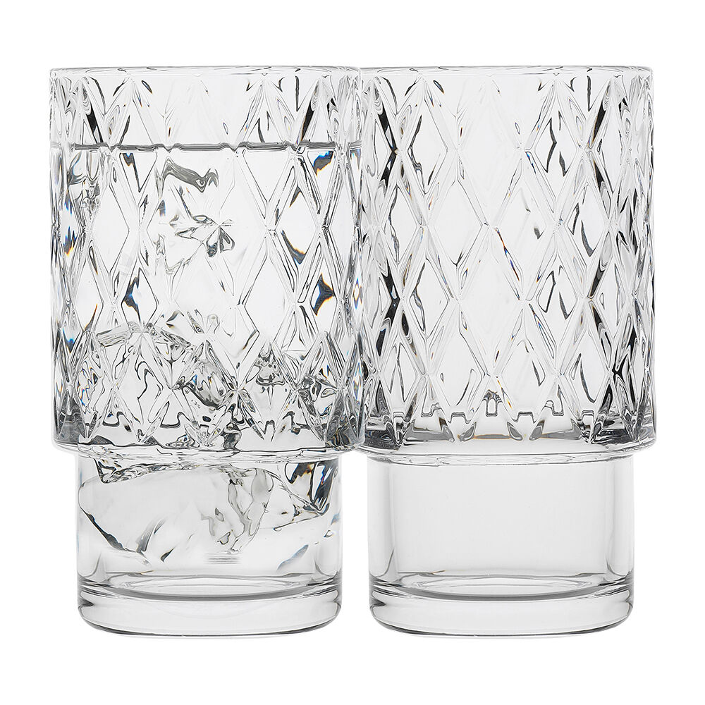 Ecology Dante Glass Hi Ball Tumblers Water/Juice Drinking Cup 370ml Clear (6 Pieces) — image 3