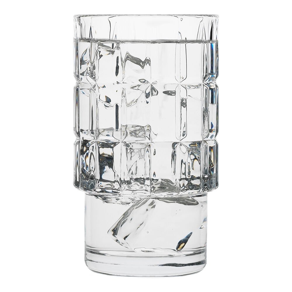 Ecology Phineas Glass Hi Ball Tumblers Drinking Cup Tableware 370ml Clear (6 Pieces) — image 2