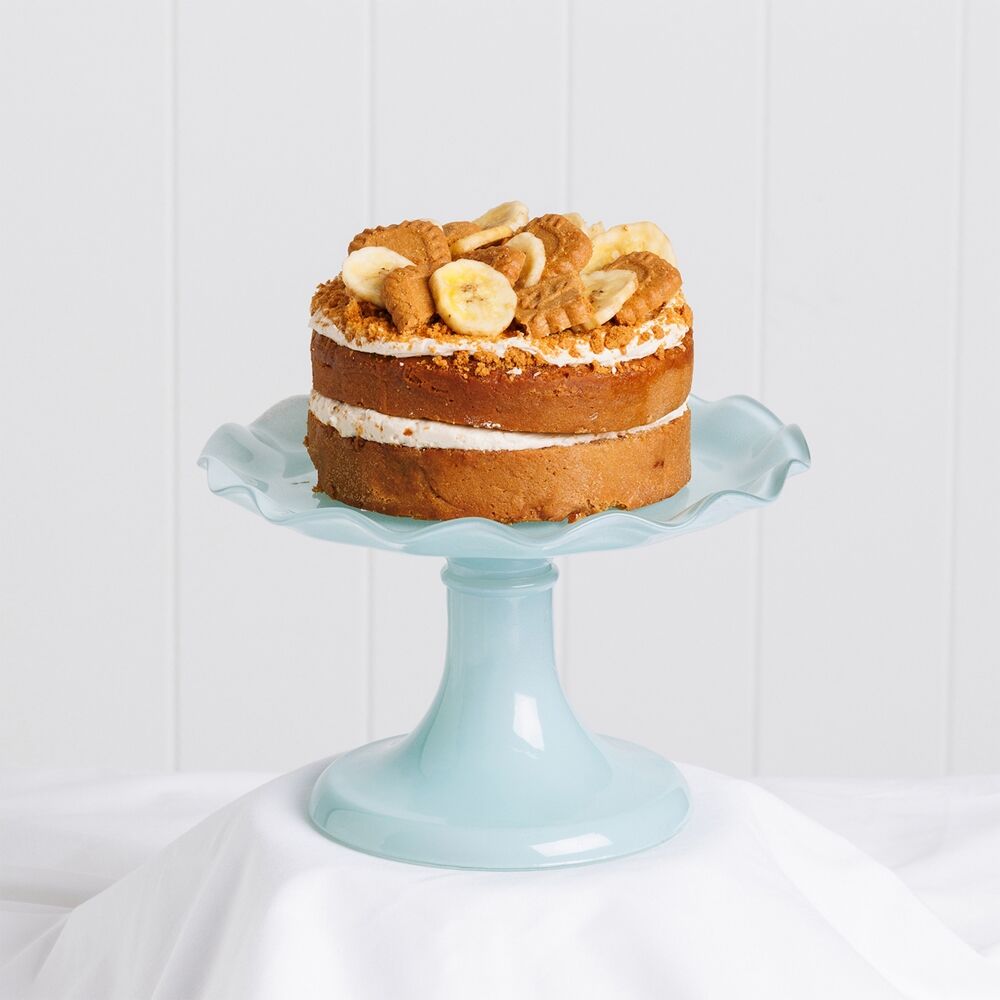 Ecology 20 x 12.5cm Midday Soda Lime Glass Ruffle Fluted Edged Cake Stand — image 2