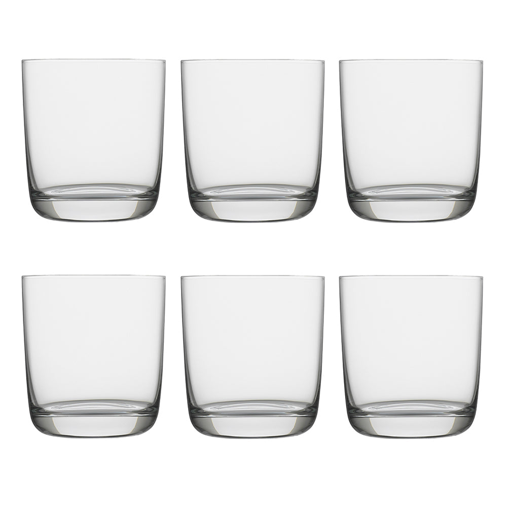 Ecology 370ml Classic Crystalline Cocktail Glass Tumbler Drinking Set Clear (6 Pieces)