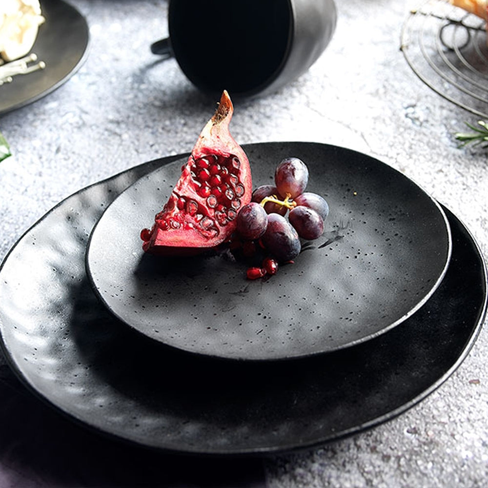 Ecology Speckle Ebony 27cm Stoneware Dinner Plate Food Dish Round Tableware BLK — image 4