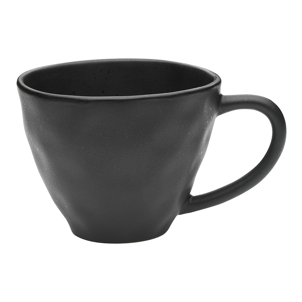 Ecology Speckle Ebony 380ml Stoneware Coffee/Tea Mug Cup w/ Handle Round Black