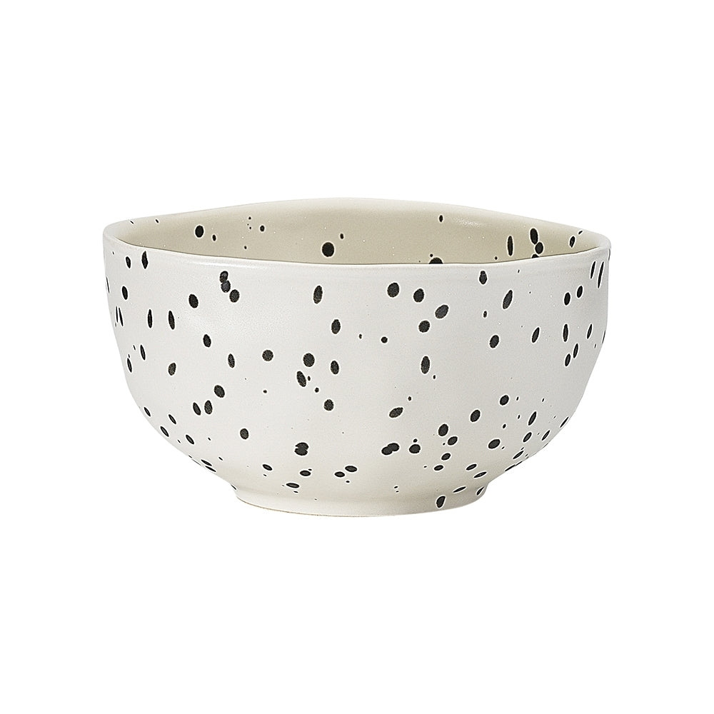 Ecology Speckle Polka 14cm Stoneware Soup/Noodle Bowl Round Serving Tableware