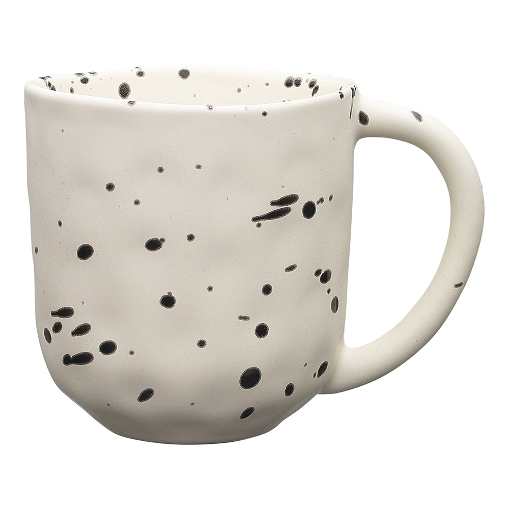 Ecology Speckle Polka 410ml Stoneware Straight Coffee Mug Cup w/ Handle Round
