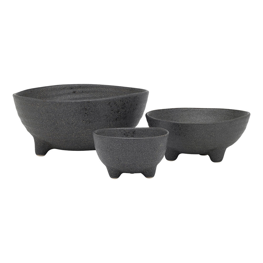 Ecology Ottawa Stoneware Nesting Bowls Food/Soup Dining Tableware Stone (3 Pieces)