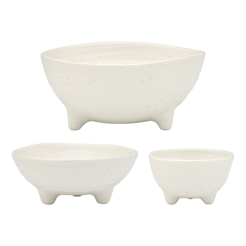 Ecology Ottawa Stoneware Nesting Bowls Food/Soup Dining Tableware Calico (6 Pieces) — image 2