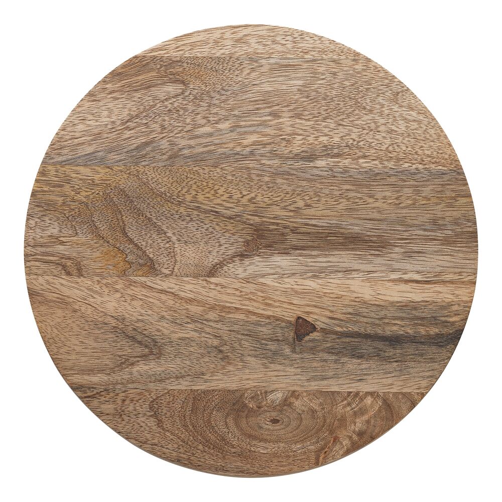 Ecology 25x9cm Dark Brown Drift Footed Mango Wood Raised Serving Bowl — image 2