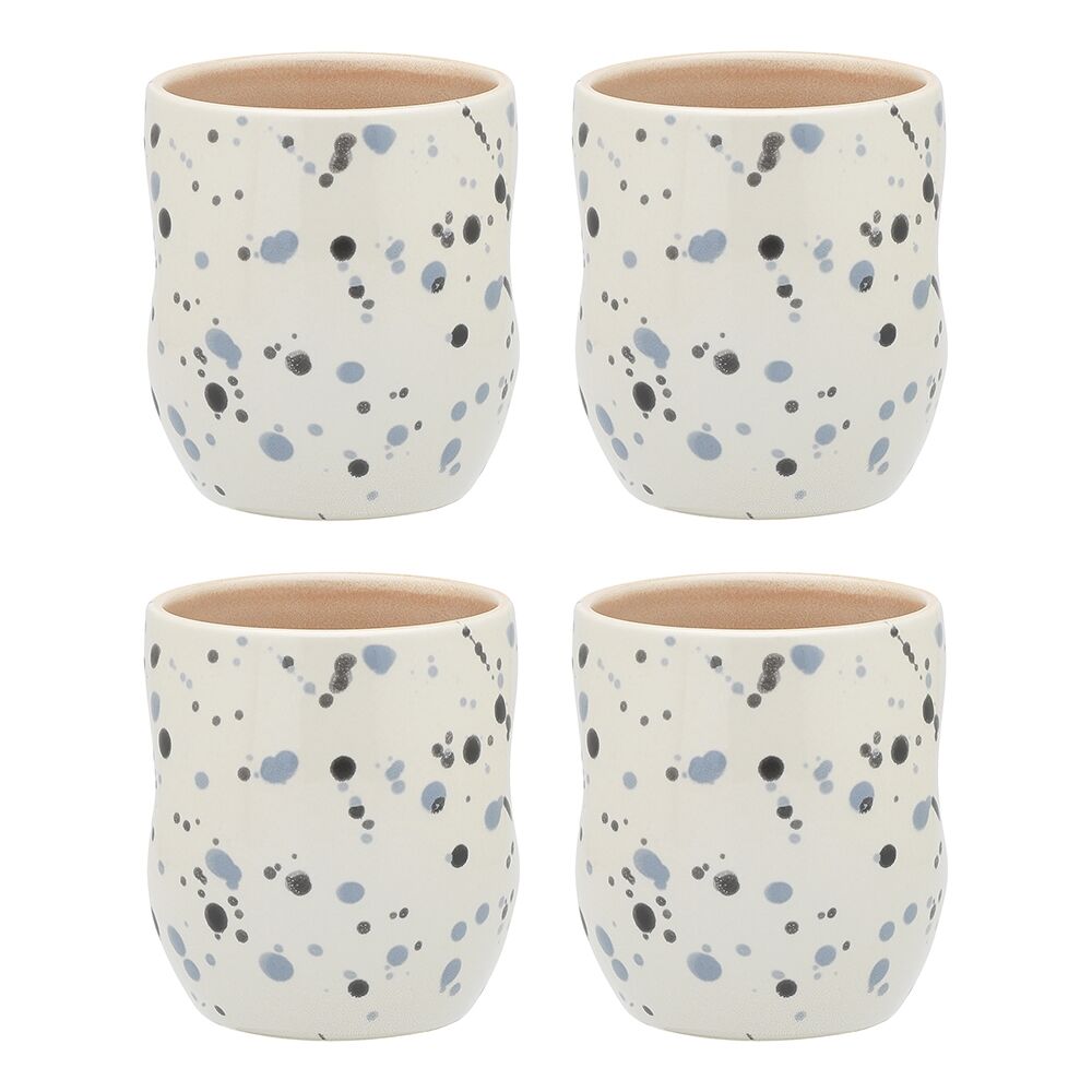 Ecology 4pc Ecology High Gloss Glaze Stoneware Dusk Cuddle Mugs Cups 280ml Pink (2 Pack) — image 2