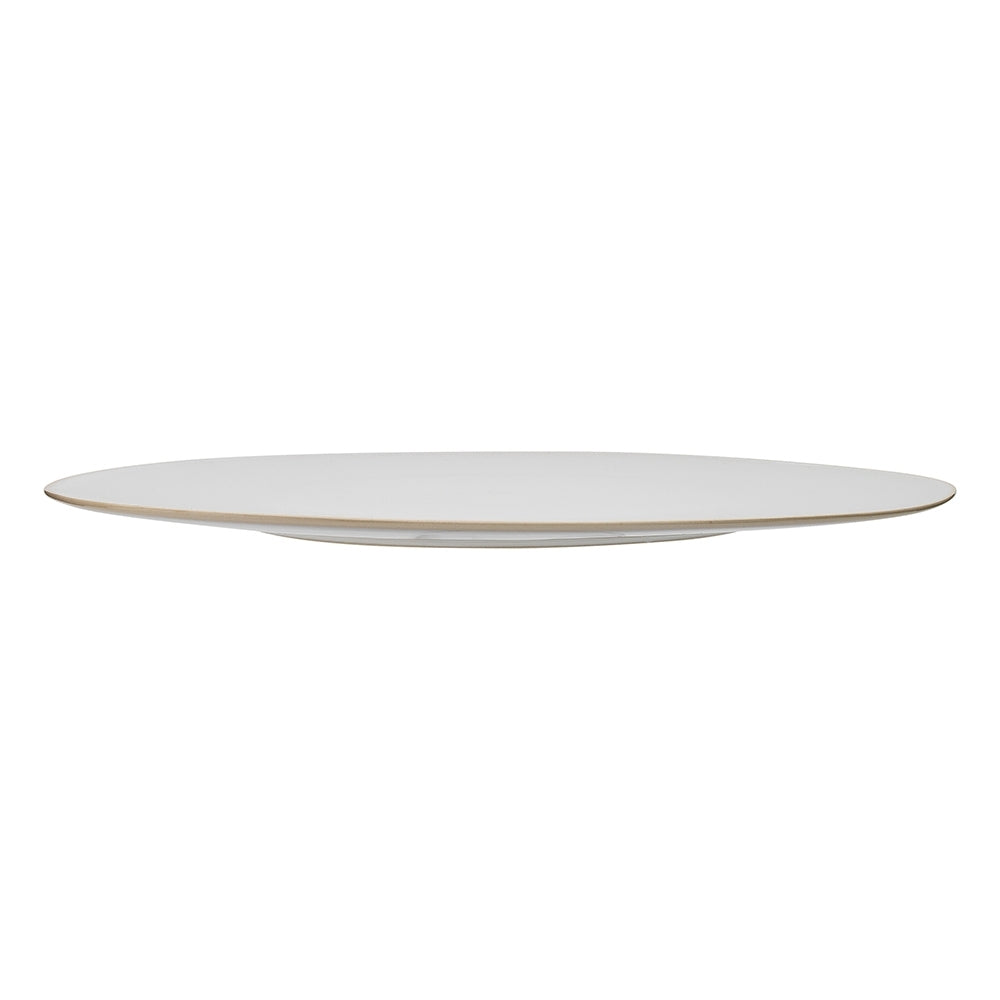 Ecology 29cm Circa Dinner Round Plate Food/Salad Platter Stoneware Dish Chalk — image 2