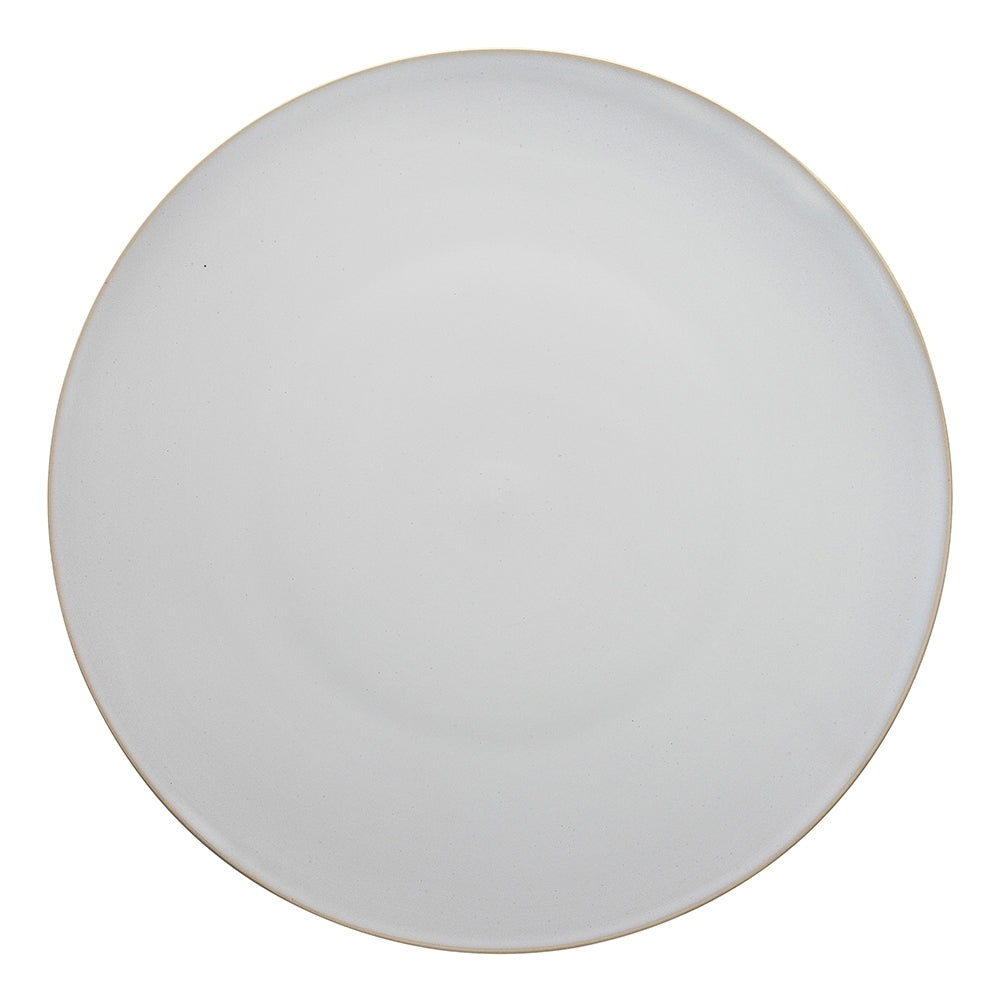 Ecology 29cm Circa Dinner Round Plate Food/Salad Platter Stoneware Dish Chalk