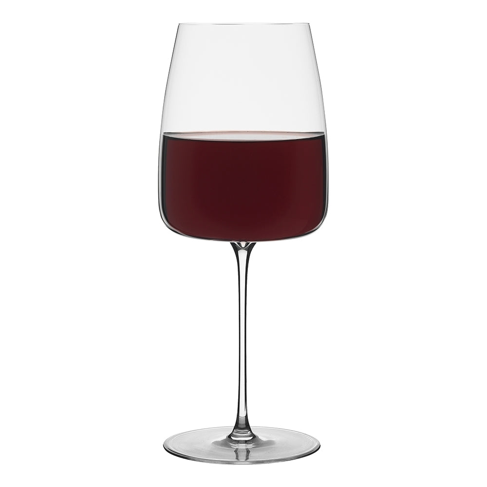Ecology Epicure Stemmed 600ml/23.5cm Red Wine Glasses Drinkware Set Clear (6 Pieces)