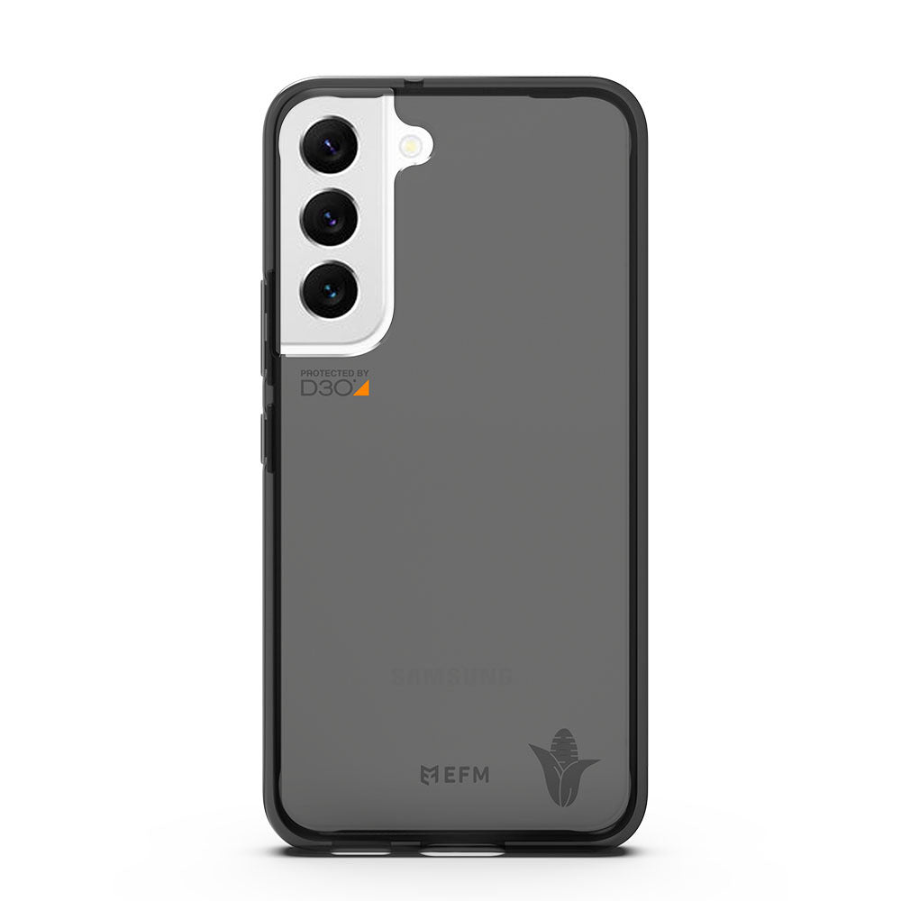 Efm Bio+ Phone Case Cover Armour w/D3O Bio For Samsung Galaxy S22+ Android Smoke