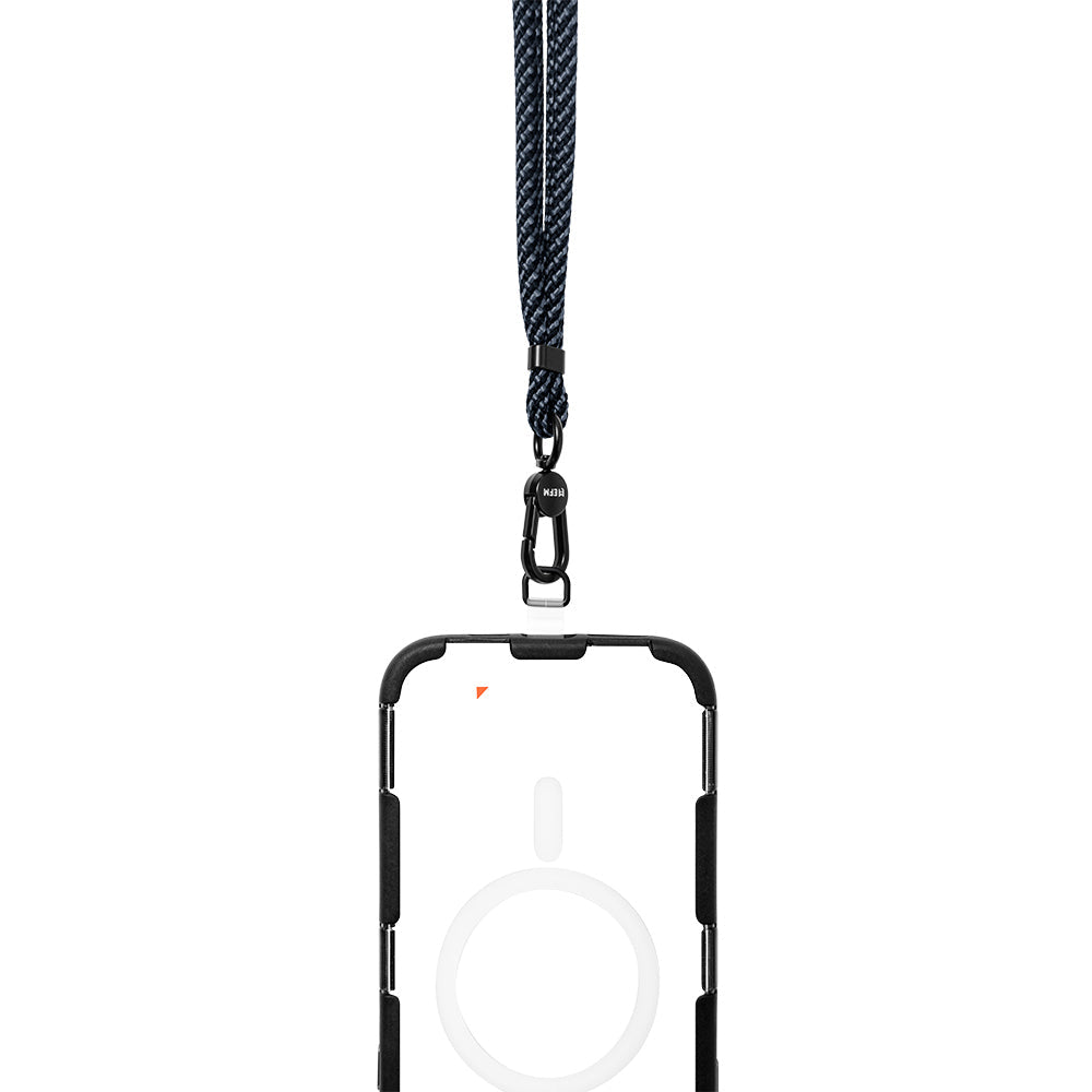 Efm Universal Lanyard For Mobile Cellphone Accessory Neck Strap/Charm Black