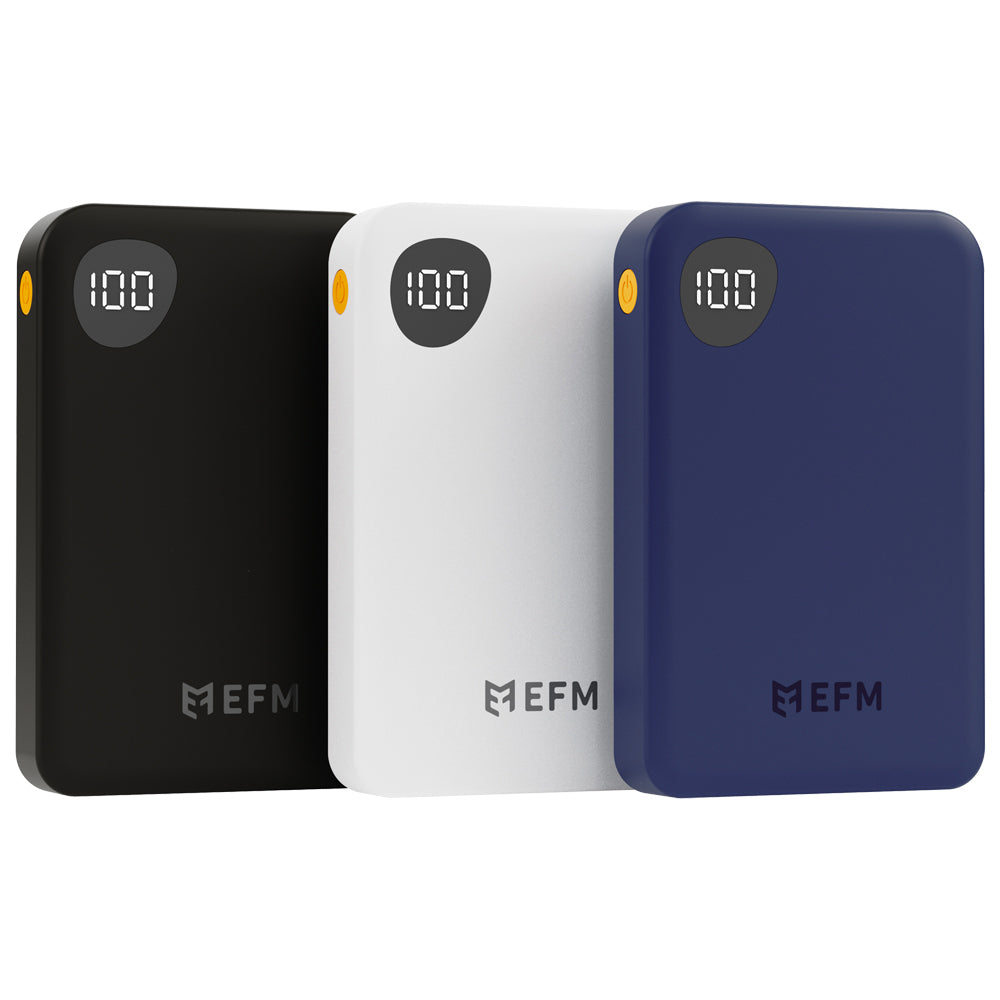 Efm Essential 5000mAh Power Bank Digital Display Universal Phone Charger BLU — image 3