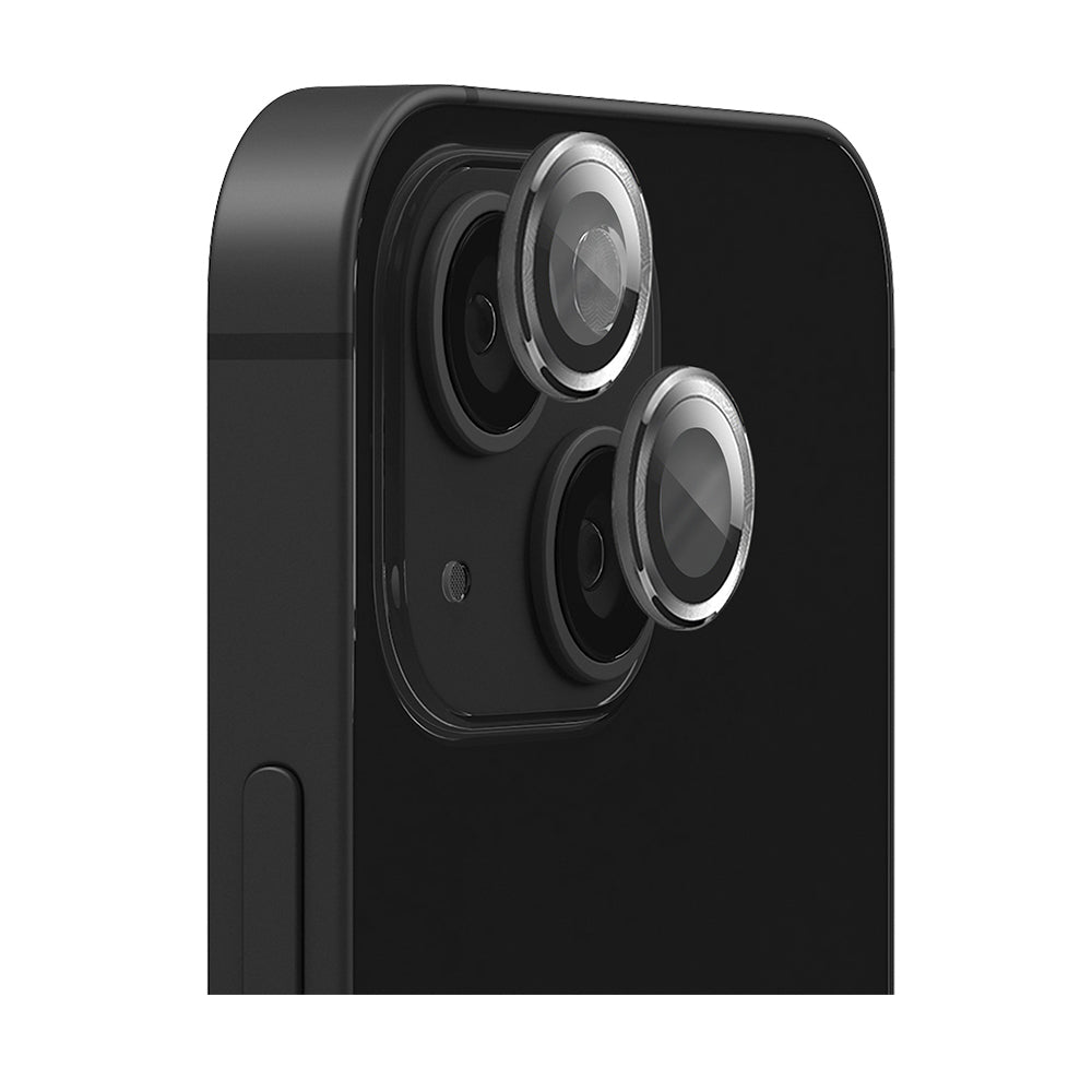 Efm Camera Protection 9H Tempered Glass Lens Armour For iPhone 15/15 Plus Carbon