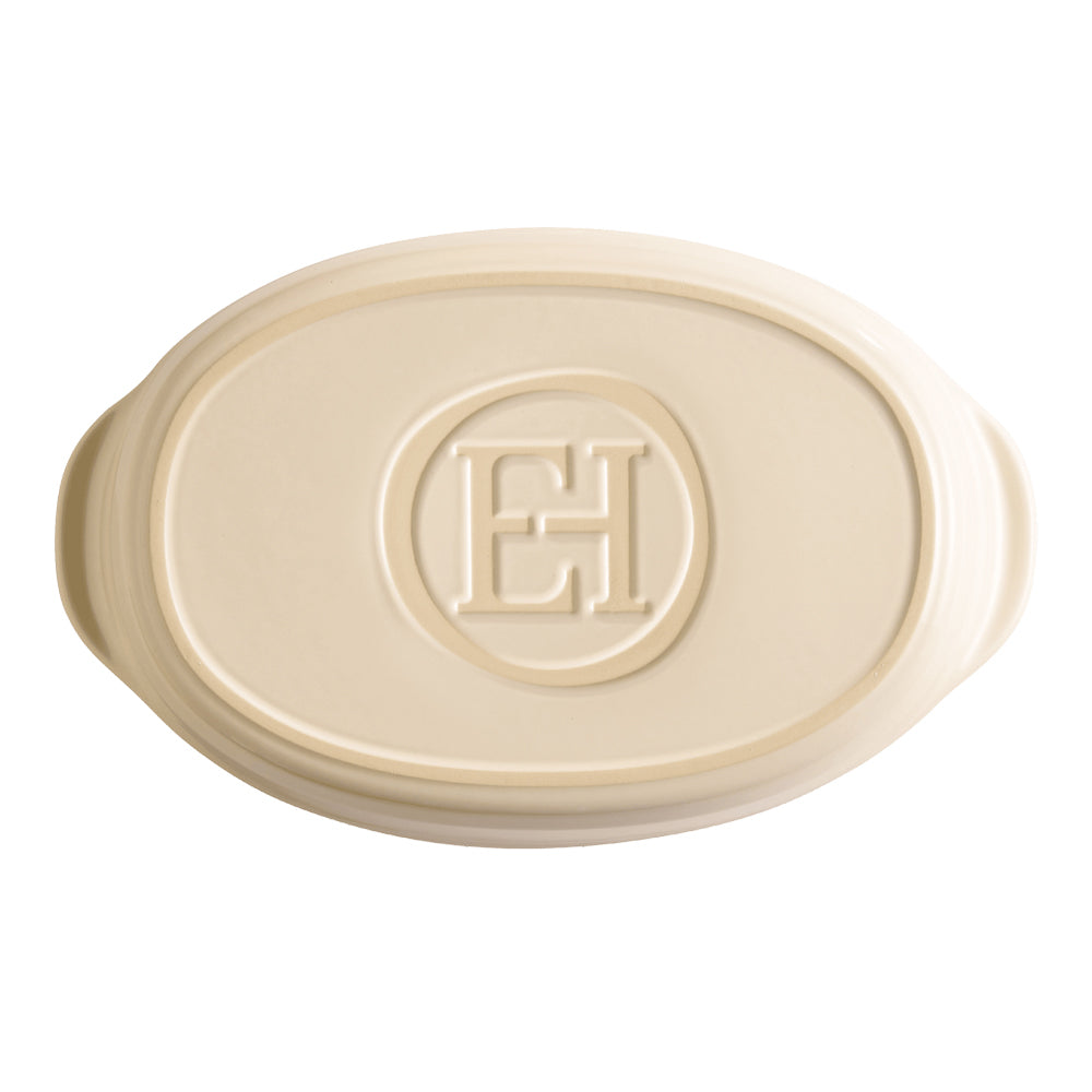 Emile Henry Ceramic Oven Dessert/Meal Dish Food Baking Oval Clay — 28cm Small