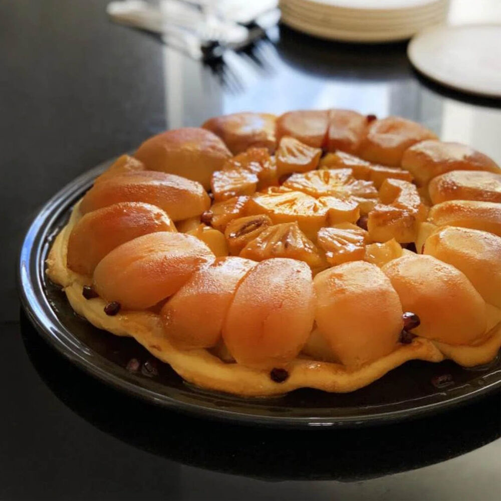Emile Henry 34cm Tarte Tatin Set Pie/Cake Cooking/Serving Dish/Plate Charcoal — image 2