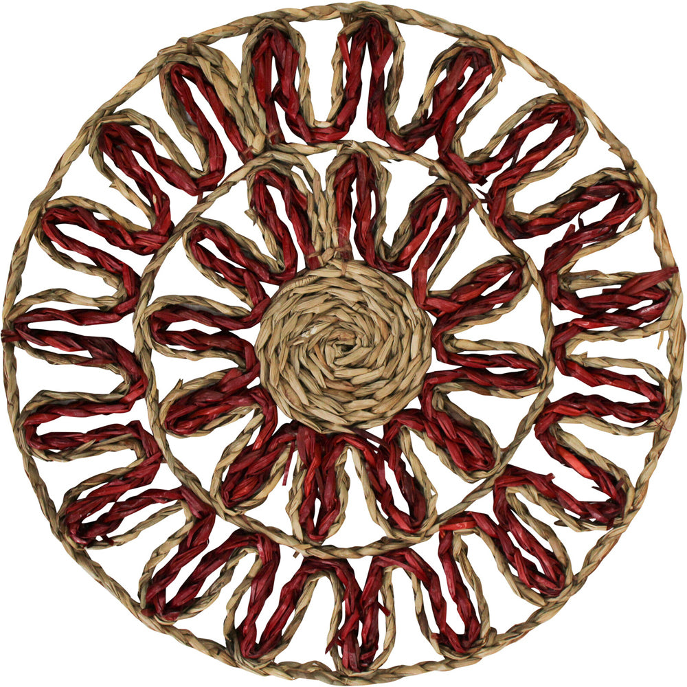 LVD Seagrass Placemat Russet Home/Kitchenware Table Decor 35x35cm Natural