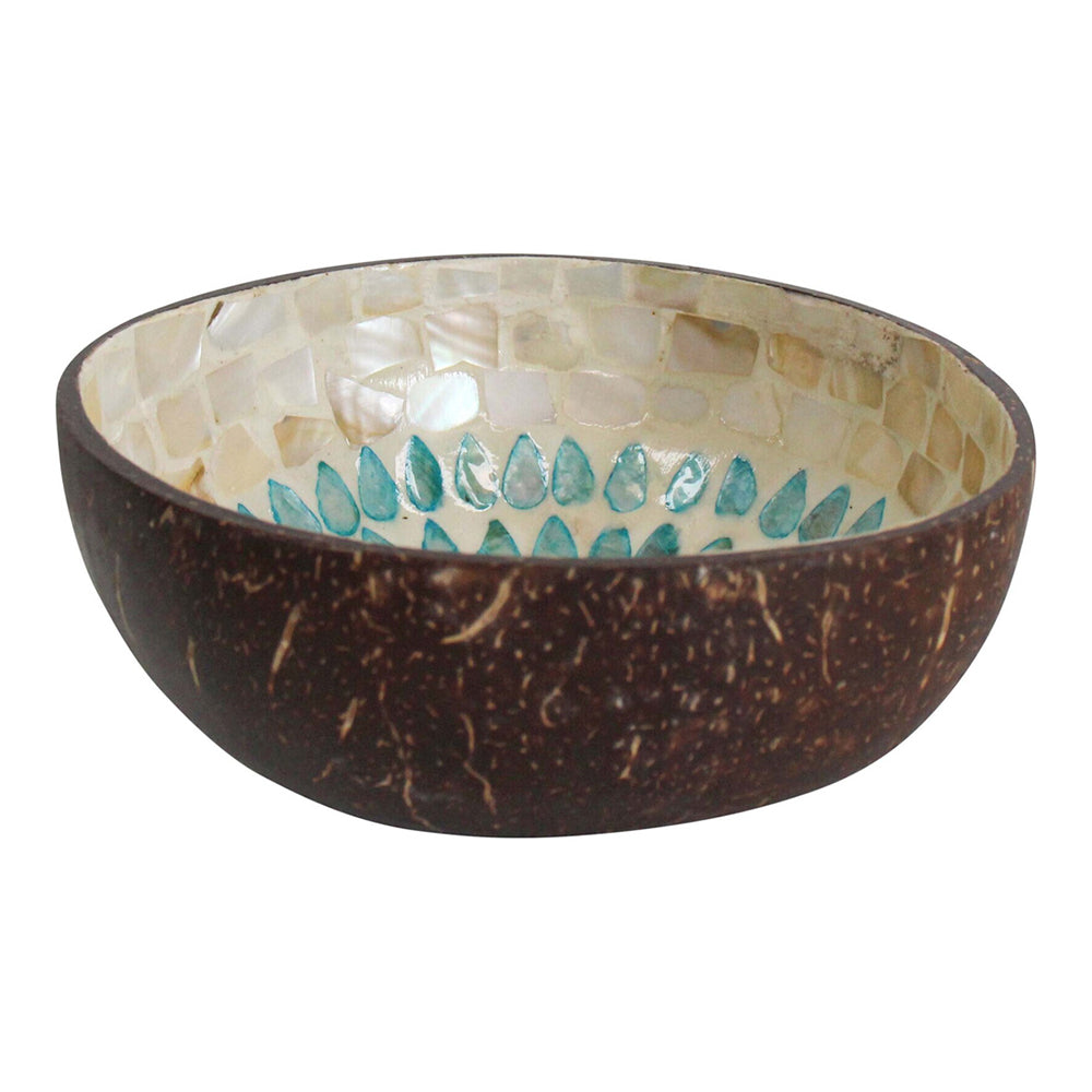 LVD Sunflower 13cm Decorative Coco MOP Bowl Container Tabletop Desk Decor Round (2 Pack) — image 2