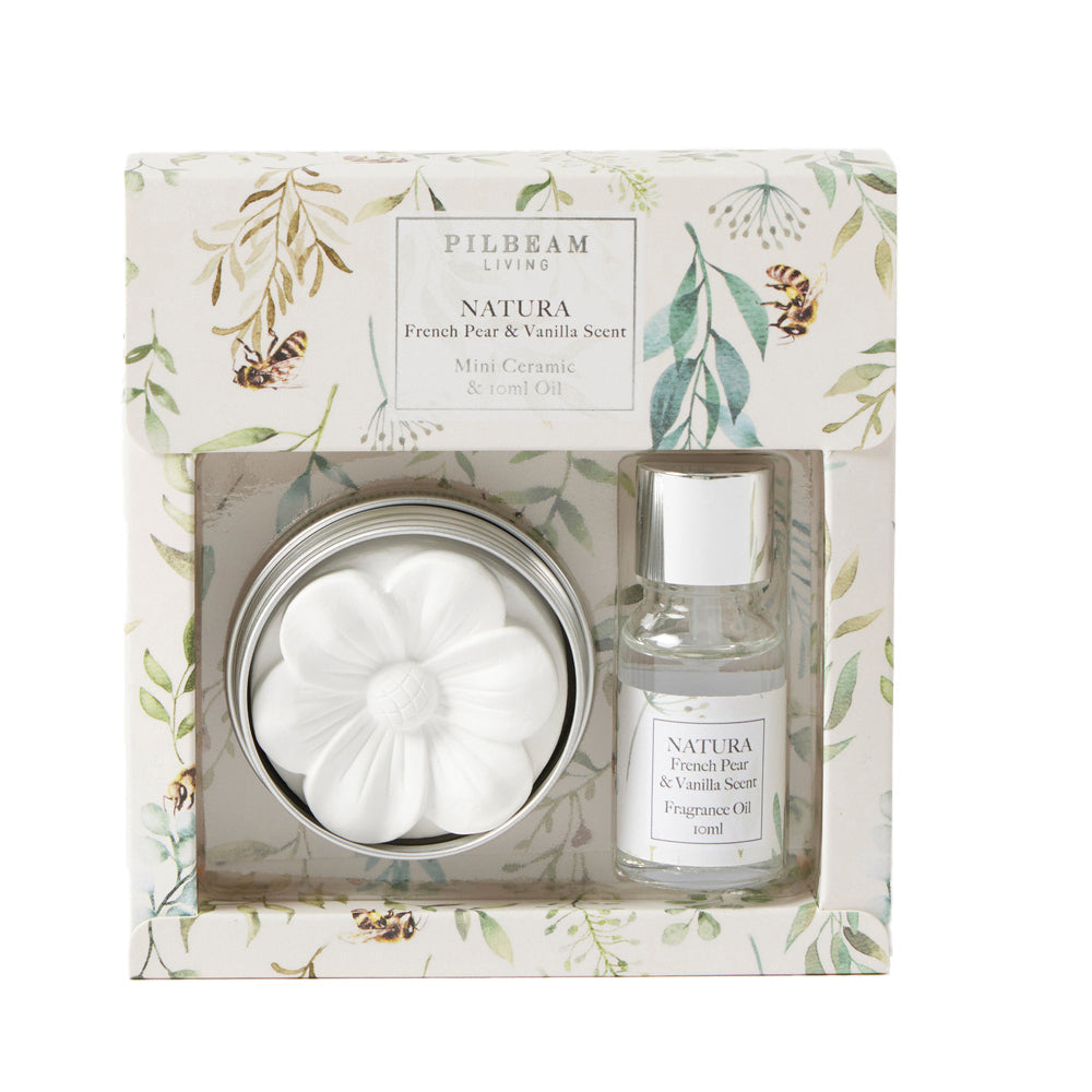 Pilbeam Living Natura Scented Disc Set Home Decor French Pear & Vanilla Scent (3 Pack)