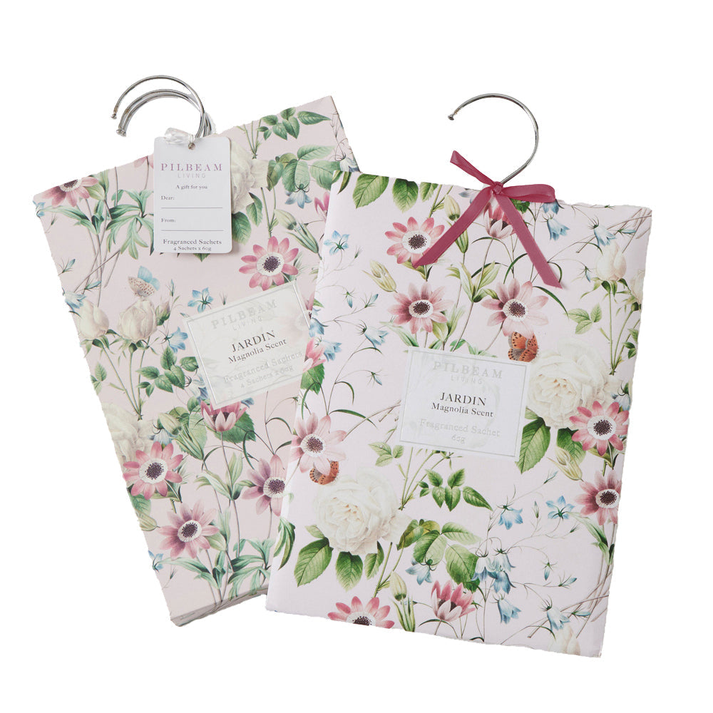 Pilbeam Living Limetta Scented Hanging Sachets Set Home Decor Magnolia (4 Pieces)