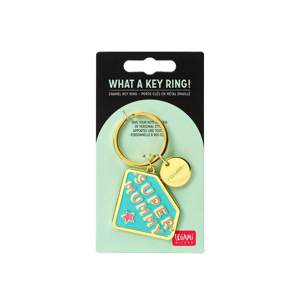 Legami Bag Accessories What a Key Ring Enamel Keyring Charm