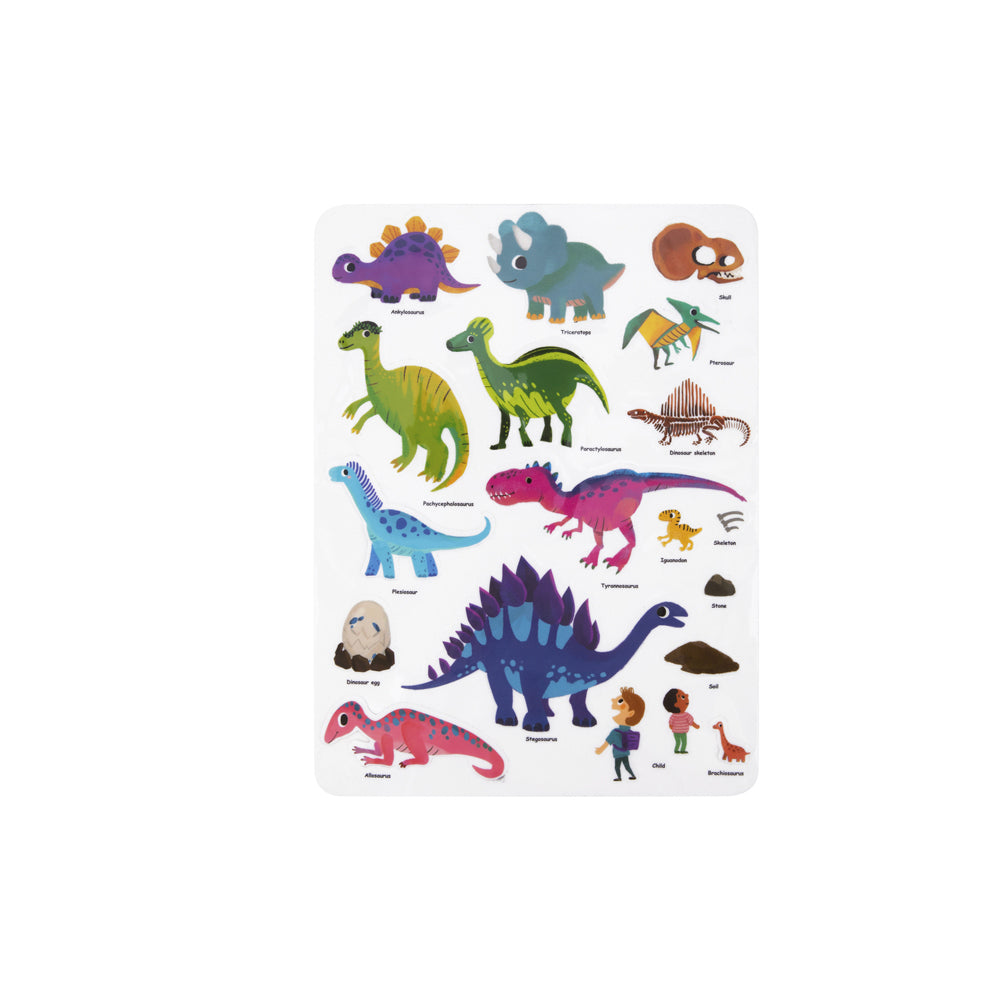Tooky Toy Silicone Sticker Kids Activity Book Dinosaur Museum 19pcs 3+ — image 2