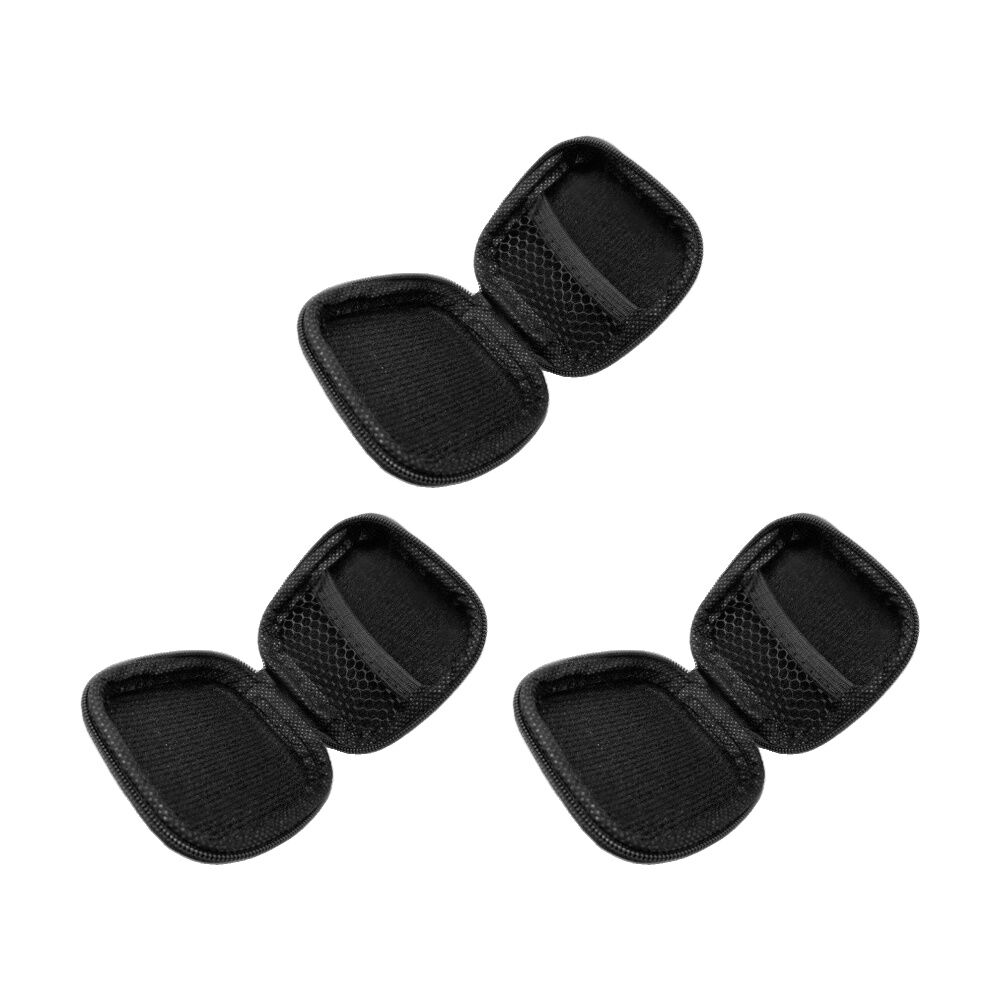 Tgear Wired Earbuds/Earphones Hardshell Travel Case/Organiser Assorted (3 Pack)