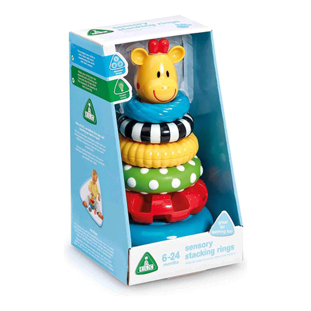 Elc Sensory Stacking Ring Kids/Childrens Play Toy 6m+ — image 2