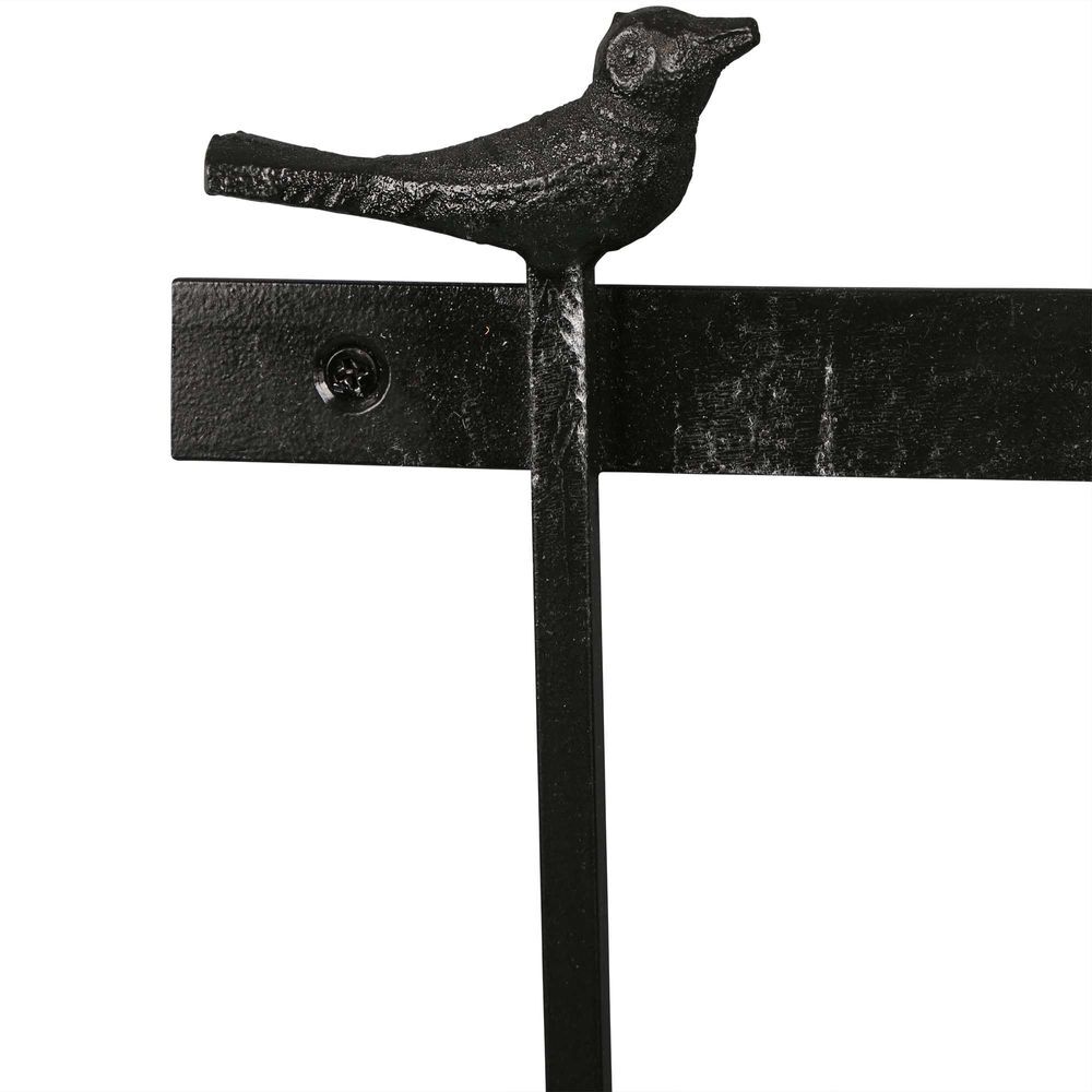 Belle Flinder Brass Wall Hook Hanger Home Hanging Organiser Large 39cm Black — image 3