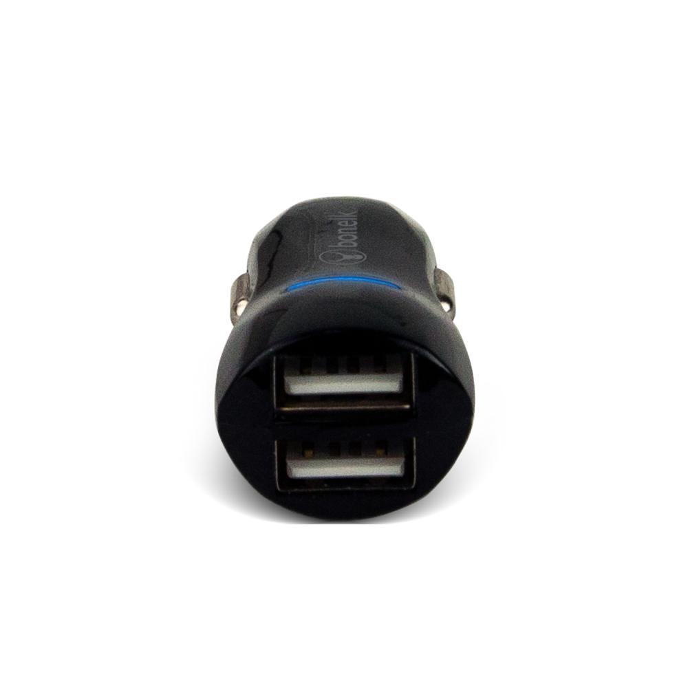 Bon.Elk Bonelk Black 4.8A Dual USB Car Cigarette Lighter Charger Adapter f/Phone/Tablets — image 4
