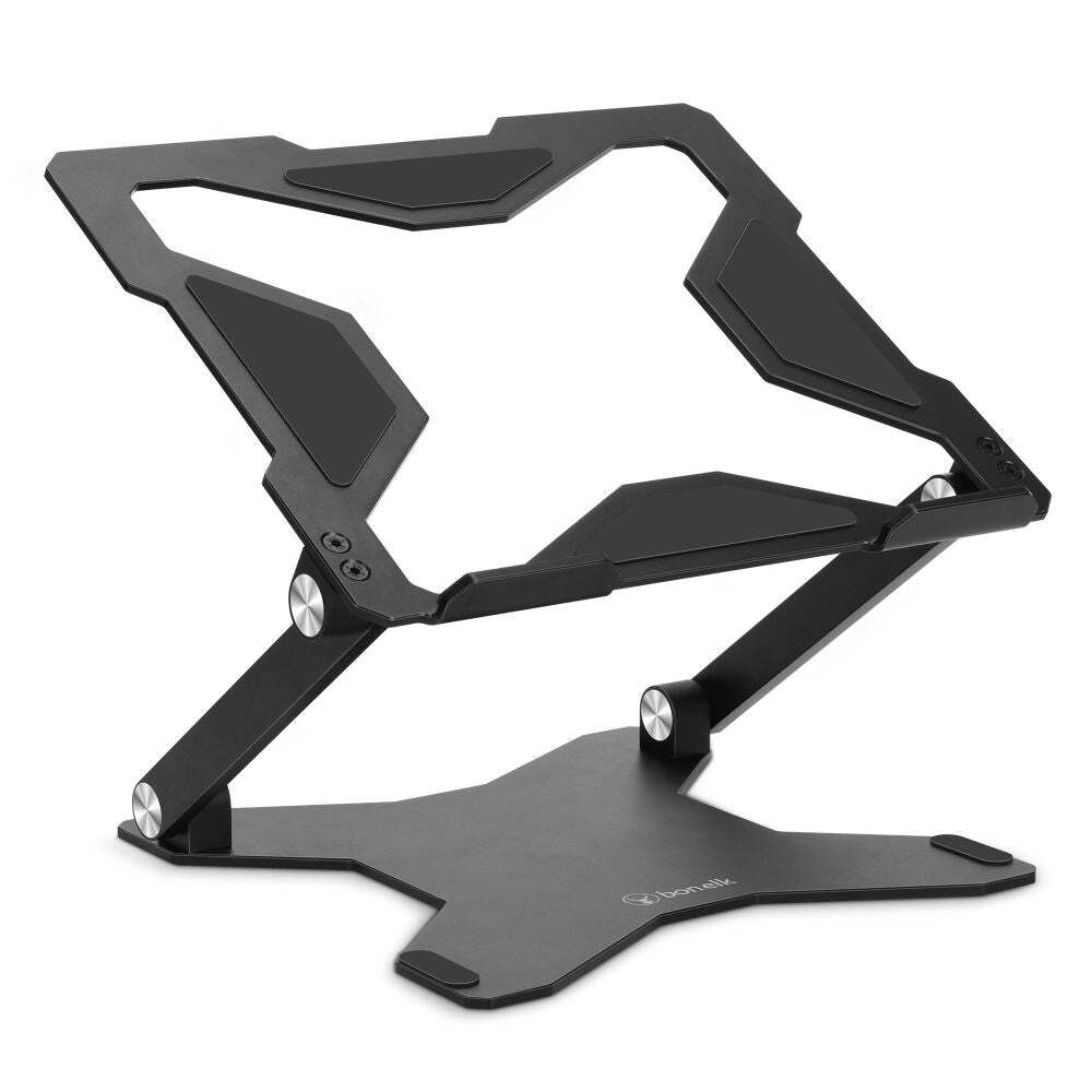 Bon.Elk Bonelk Elevate Flow Foldable Stand Holder Riser For 11-17" Laptop/Notebook Black