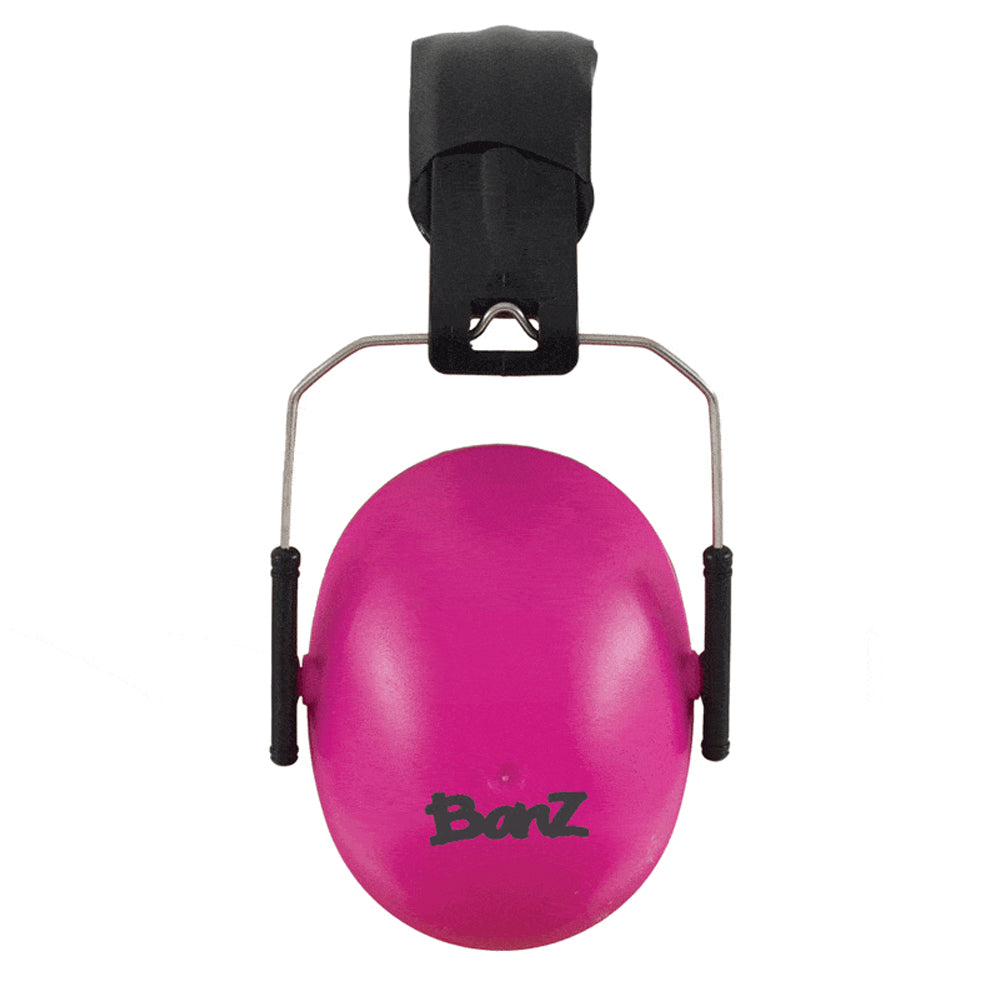 Banz Hear No Blare Kids Noise Control/Ear Hearing Protection Earmuffs 3y+ Pink