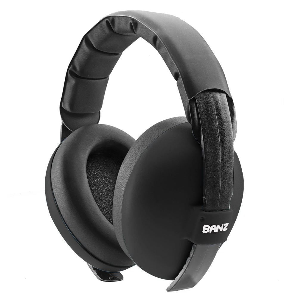 Banz Mini Earmuffs Baby Noise Control/Ear Hearing Protection Headband 3m+ Black — image 2
