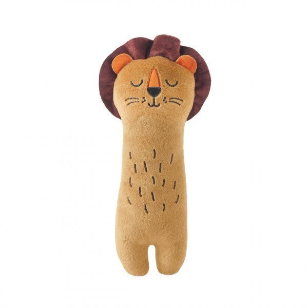 Rosewood Eco Friendly Pet/Cat Lion Plush Kicker Interactive Fun Play Toy Brown