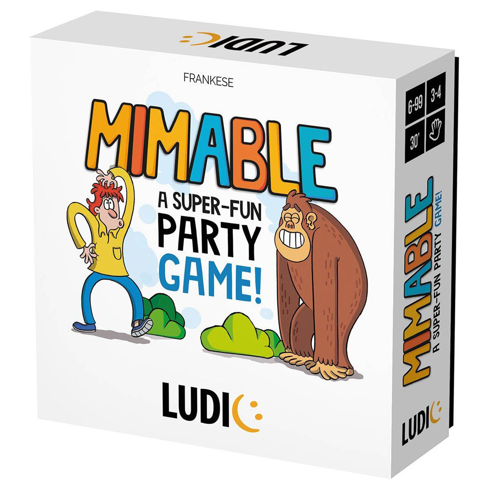 Ludic Mimable Fun Party Cards Kids/Children Family Game w/ Spinner/Tokens 6y+