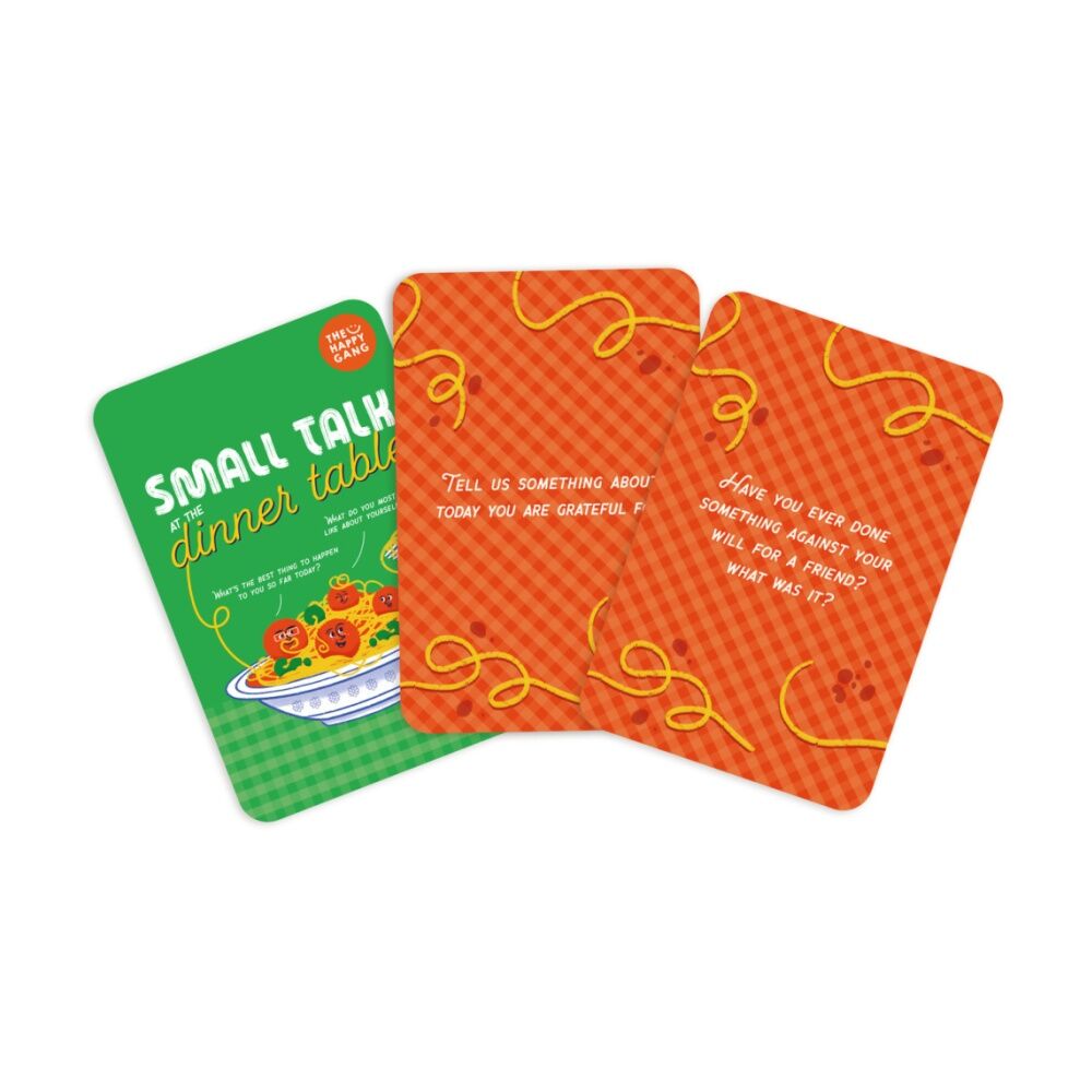 The Happy Gang Small Talk At Dinner Table Conversation Card Game 8Y+ (50 Pieces) — image 2