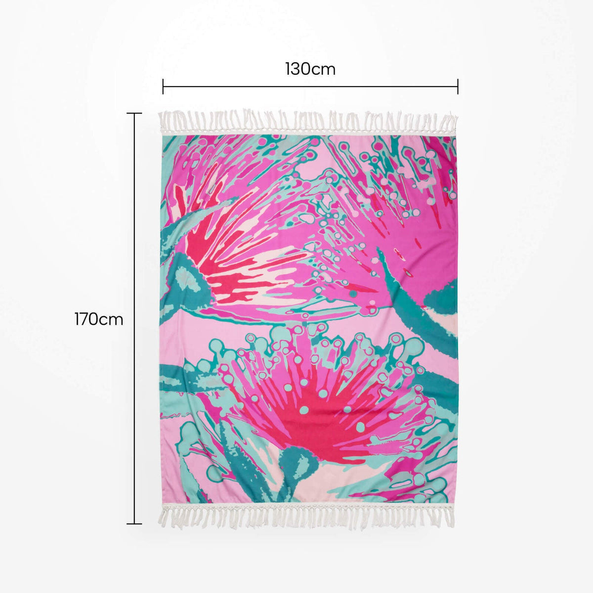 Rayell All in Bloom Light 130x170cm Canvas Throw Blanket Rectangle Sofa Decor — image 2