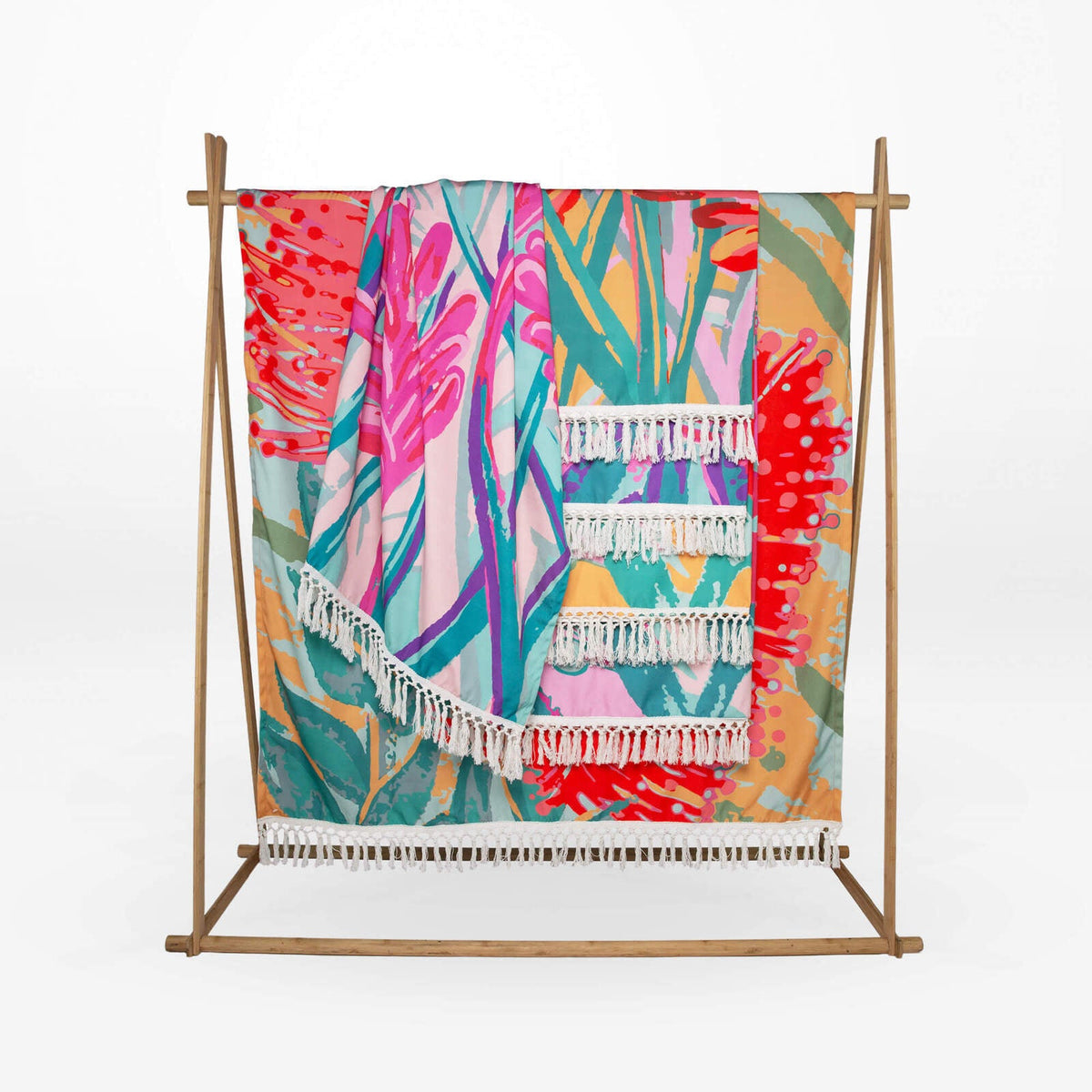 Rayell All in Bloom Light 130x170cm Canvas Throw Blanket Rectangle Sofa Decor — image 4