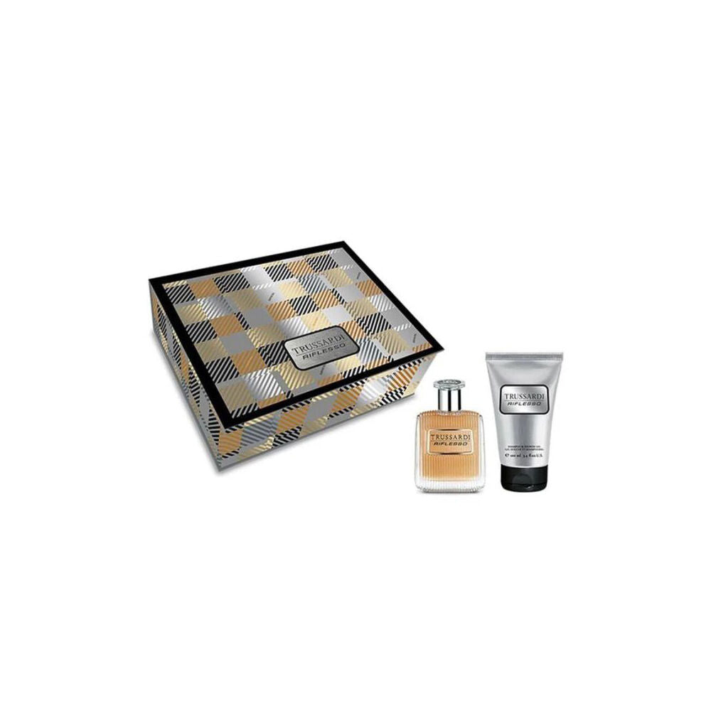 Trussardi Riflesso Mens 50ml Perfume EDT/100ml Shampoo & Shower Gel Set (2 Pieces)