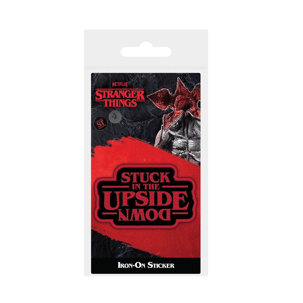 Stranger Things TV blockbusters Stranger Things The Upside Down Fabric Iron-On Decorative Patch