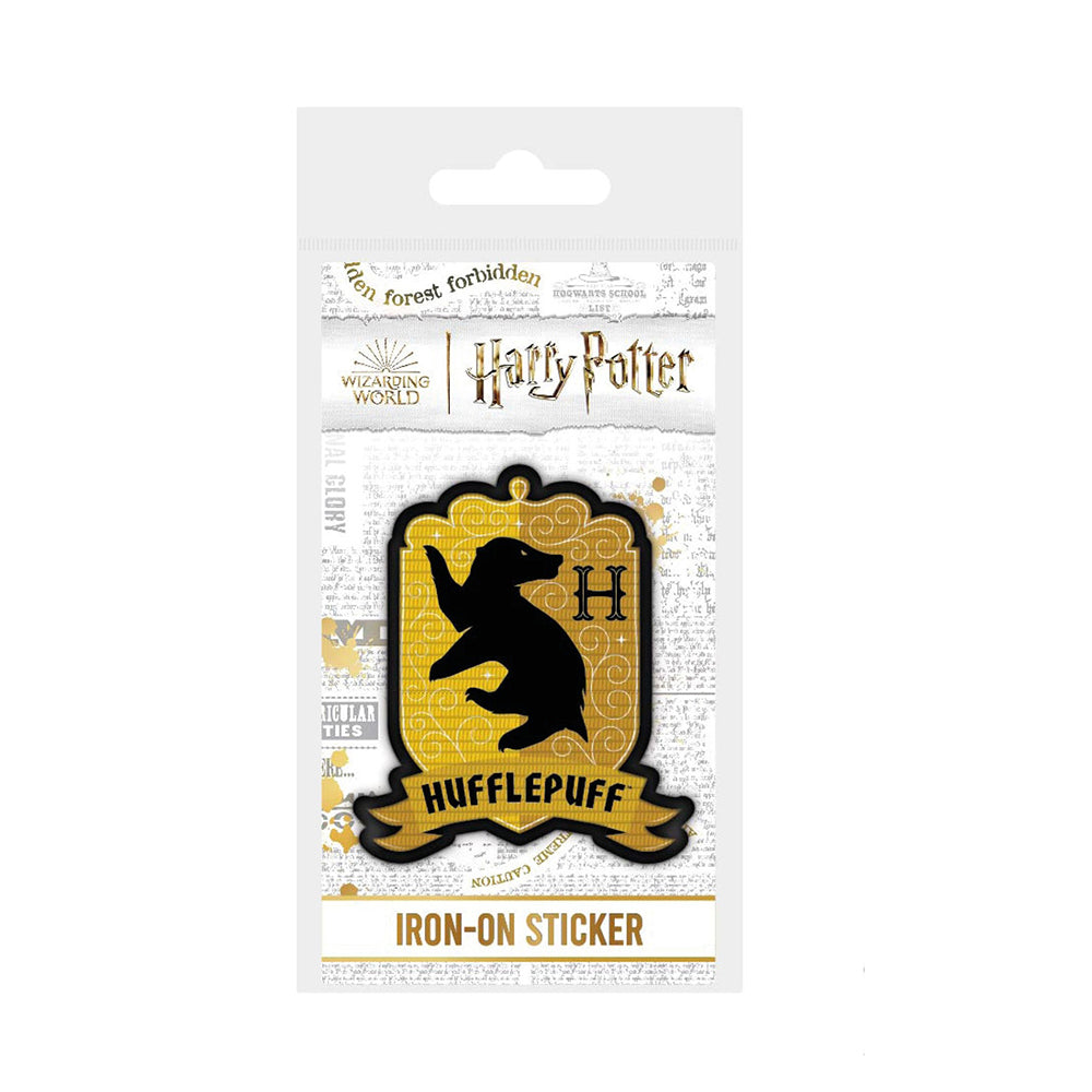 Wizarding World Harry Potter Hufflepuff Crest Fabric Iron-On Decorative Patch
