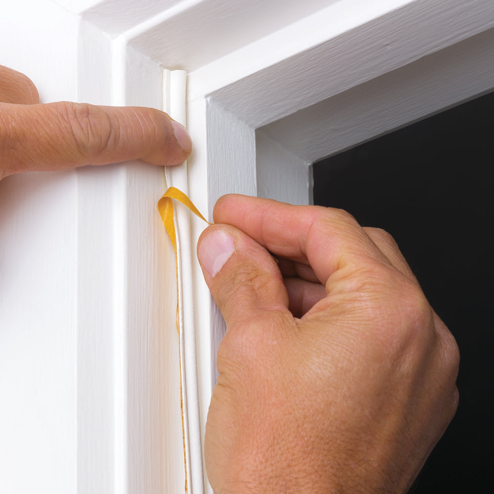 Esp Window & Door Rubber P-Shaped Weather Seal Draught Adhesive 6x9mm White — image 4