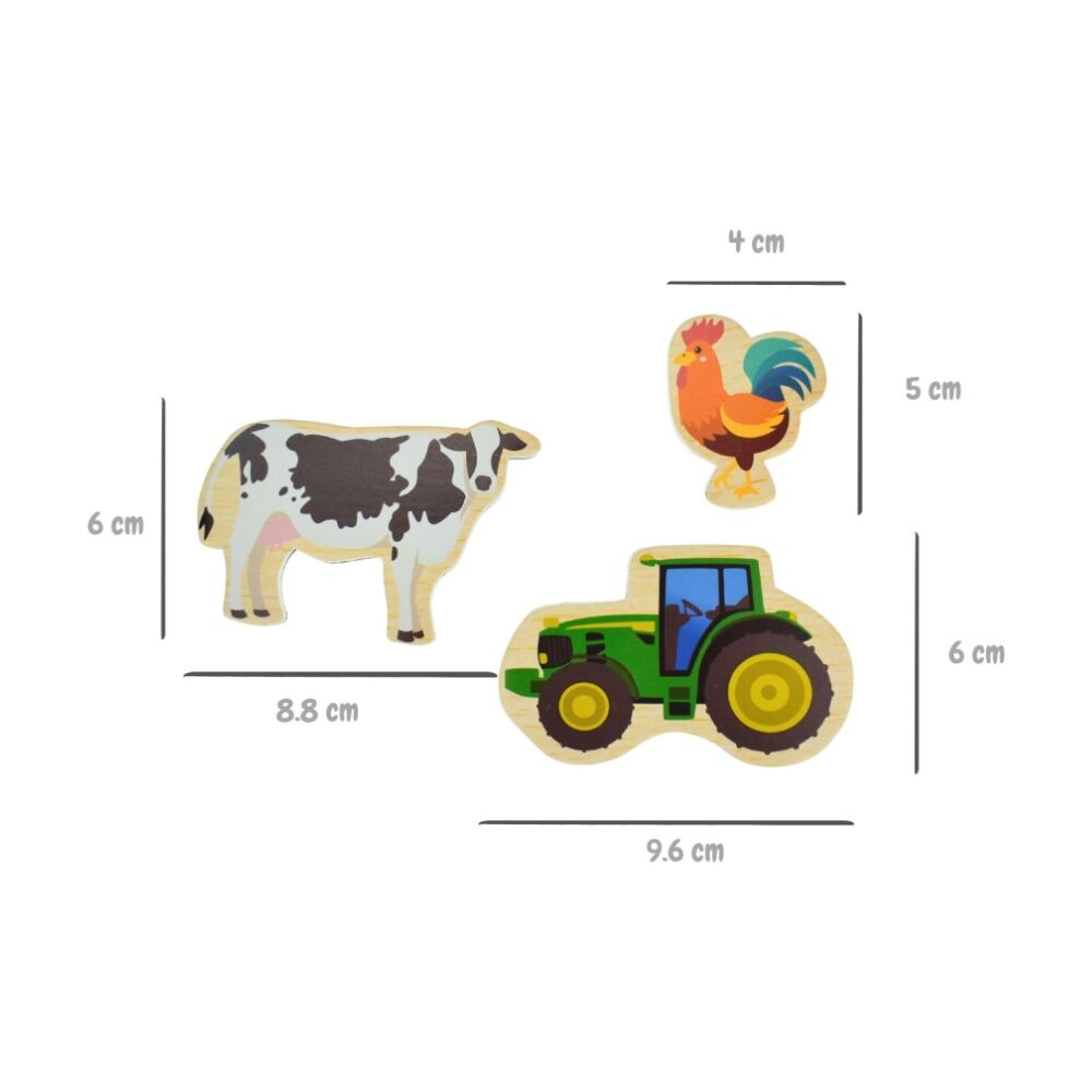 Koala Dream 35pcs 2y+ Fridge Friends Wooden Aussie Farm Animals Magnets — image 4