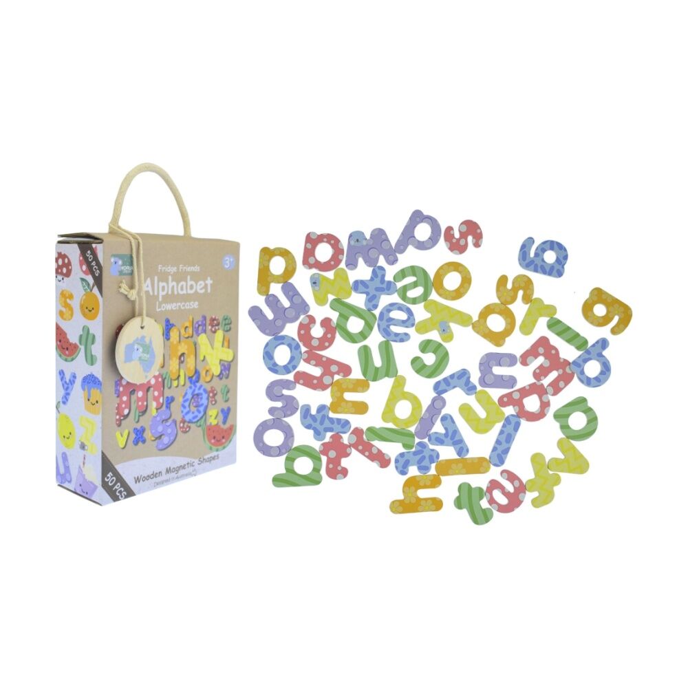 Koala Dream Fridge Friends Kids Toy Magnet Set Lowercase Alphabet (50 Pieces)