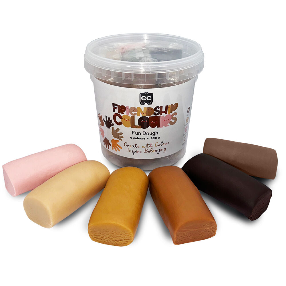 Educational Colours Friendship Colour Dough 900g Skin Tones (6 Pieces)