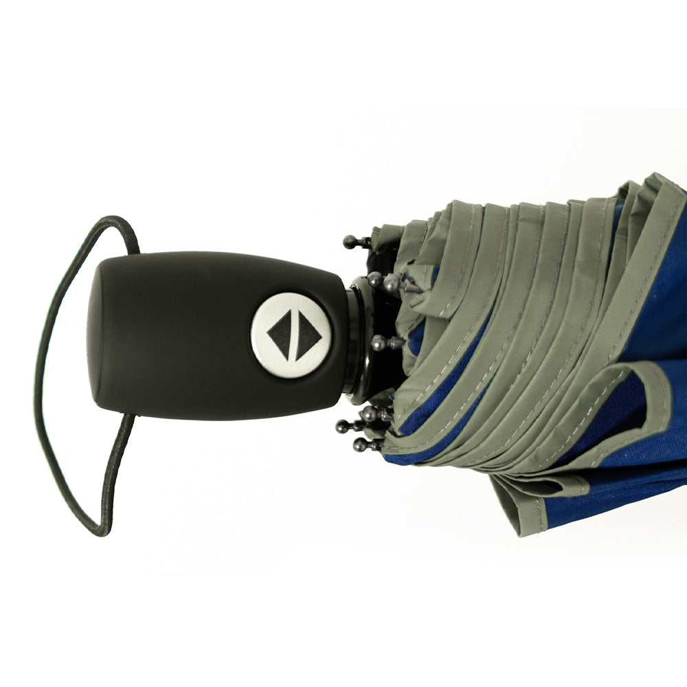 Evekare Auto Open/Close Folding One Button Umbrella Compact Soft Grip Blue 112cm — image 4