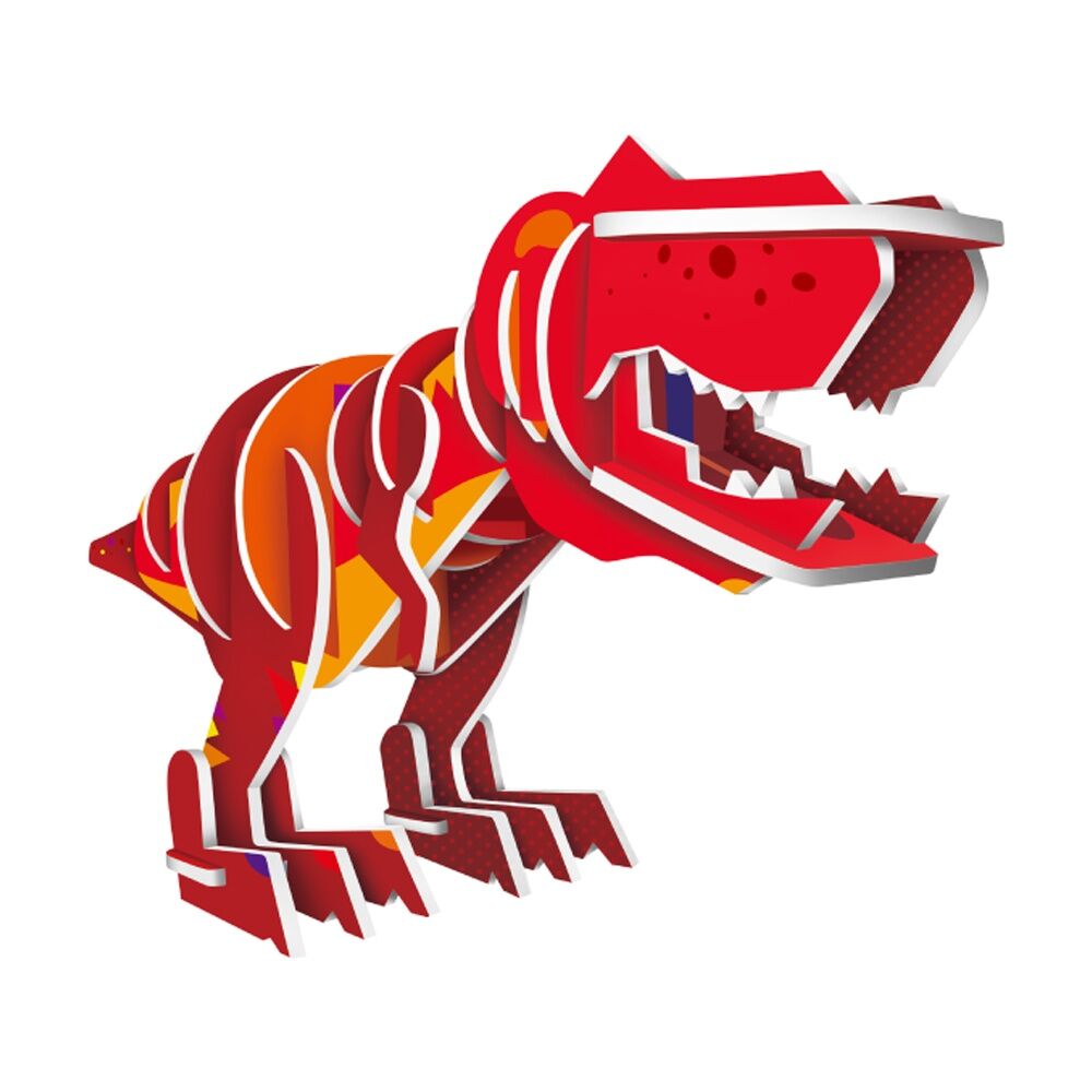 Learning Can BE Fun Giant Kids 3D Puzzle Terrific T. Rex Dinosaur (29 Pieces) — image 3